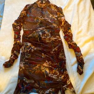 Cute mini fashion Nova mesh dress cute for a girls night out